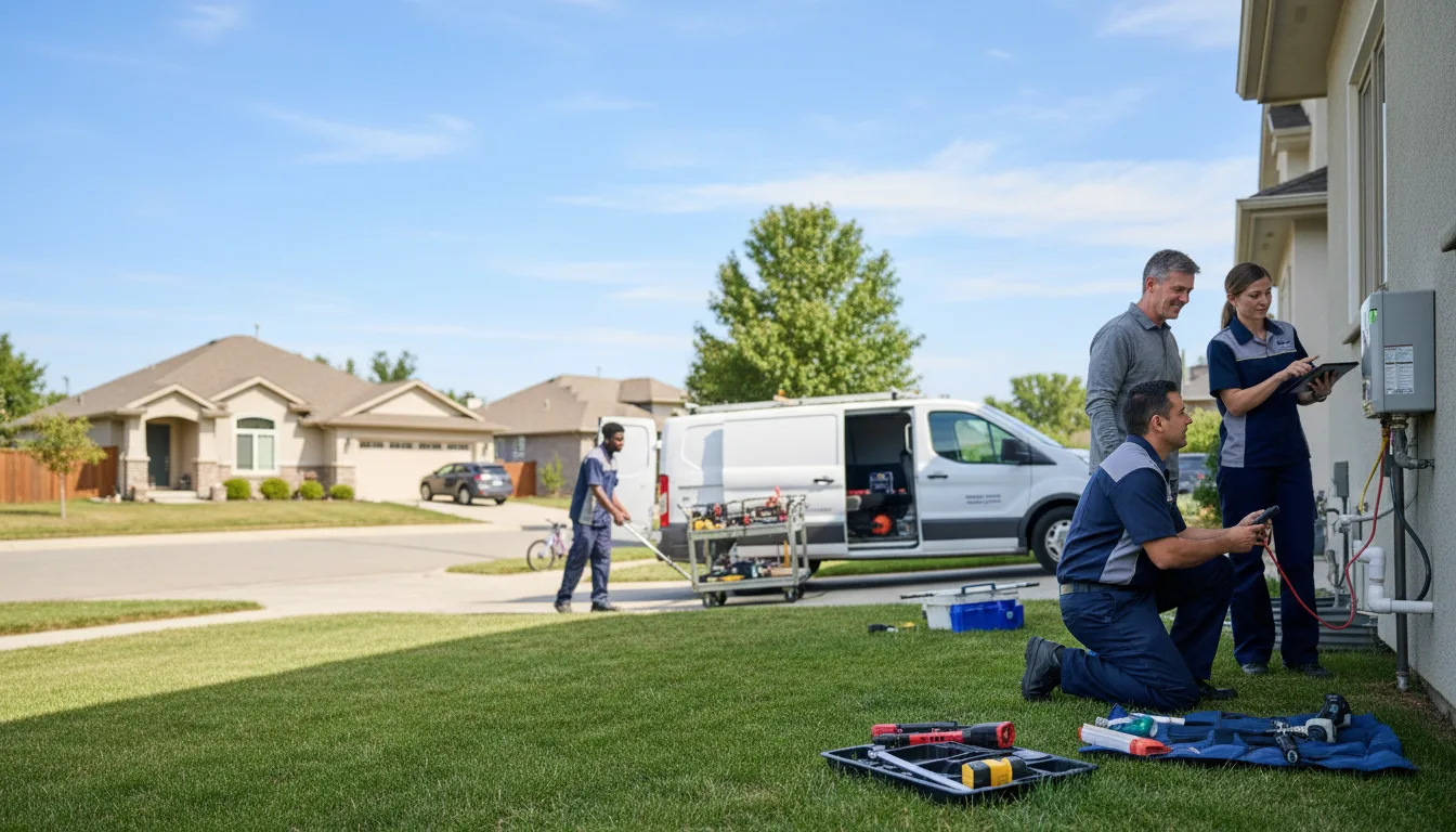 Tankless water heater service in Marlow, OK